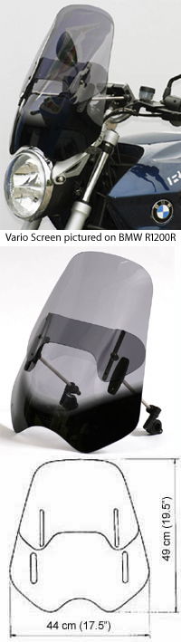 MRA Vario Screen For Unfaired Bikes (VNB) 