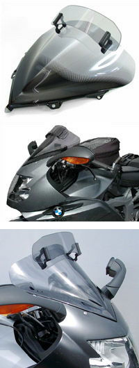 Bestem 100% Carbon Fiber Wind Screen / Fly Screen For BMW K1300R & K1200R - Gloss Finish