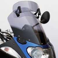 Tencasi Smoke Adjustable Touring Wind Deflector Windshield Variable Spoiler for BMW R1100S R1200GS Triumph Tiger Explorer 