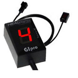 1‑6 Level Speed Gear Indicator Digital Display ECU Plug Mount Fit for Suzuki GSX‑R1000 GSX‑R7500 Gear Indicator Red 