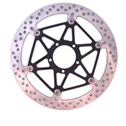 Caltric compatible with 2 Front Brake Disc Rotor Honda 45251-HR4-620 45251-HR4-A20 