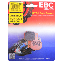 GPFAX EBC Sintered Brake Pads for ISR Calipers Track Use (GPFAX184HH) (1 Pack/2 Pads) 