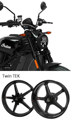 BST Carbon Fibre Wheels for Indian FTR1200, FTR1200S & Rally models 2019> onwards - Road & Race 