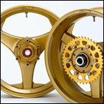 Dymag TT3 Magnesium Hollow 3 Spoke Wheels for Honda