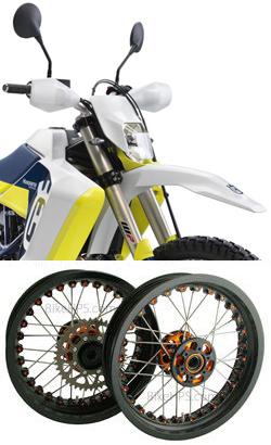 Kineo Wire Spoked Wheels for Husqvarna 701 Enduro & Enduro LR 2017> onwards 