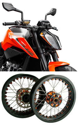 Kineo Wire Spoked Wheels for KTM 790 Duke 2018> onwards 