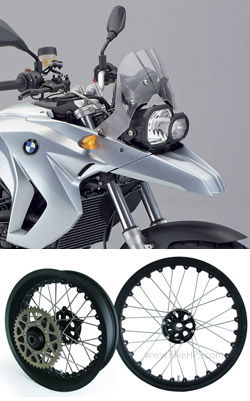 Kineo Wire Spoked Wheels for BMW F650GS 2008-2012 