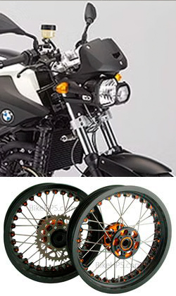 Kineo Wire Spoked Wheels for BMW F800R 2009> onwards (inc. ABS models) 