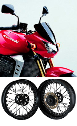 Kineo Wire Spoked Wheels for Kawasaki Z1000 2003-2006