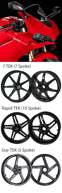 BST Carbon Fibre Wheels for Ducati 1299 Panigale (inc. R, S, Superleggera & R FE Final Edition) 2015> onwards Road & Race 