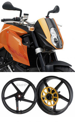 BST Carbon Fibre  5 Spoke Wheels for KTM 990 Super Duke & Super Duke R 2005> onwards - Road & Race 