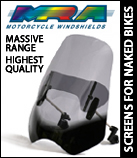 MRA Screens for Unfaired Bikes