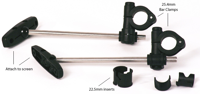 MRA Windshield Screen Mobility Scooter fitting kit