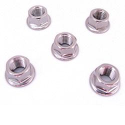 Titanium Sprocket Nuts (Set of 5)