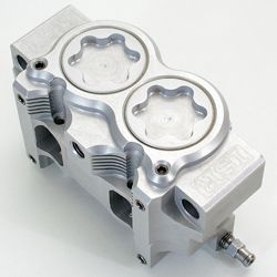 ISR 4 Piston Monoblock 100mm or 108mm Mount/Universal Radial Front Brake Caliper (each), Including Pads (22-047) 