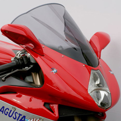 MRA MV Agusta F4 750/1000/1078 1999-2009 Double-Bubble/Racing Motorcycle Screen
