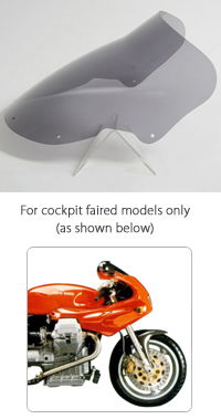 MRA Moto Guzzi 1100 Sport (up to 1999) Motorcycle Touring Screen (TM)