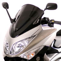 MRA Yamaha TMAX 500 2008-2011 Double-Bubble Maxi-Scooter Screen (Gloss Black)  