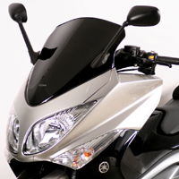 MRA Yamaha TMAX 500 2008-2011 Maxi-Scooter Sport-Screen (SPM) (Gloss Black) 