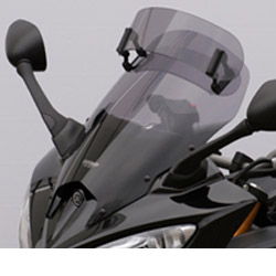 MRA Yamaha FZ8 Fazer 2010> onwards Vario Touring Motorcycle Screen (Smoked Grey Tint) 