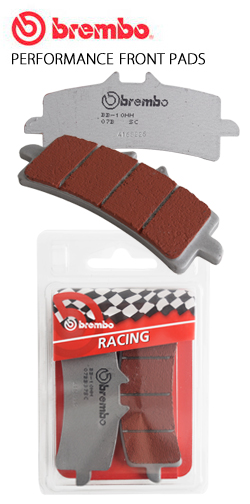 Brembo SR Compound Front Brake Pads For Brembo M4, M50 & Stylema Monobloc Calipers - Fast Road & Track Use