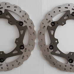Braketech 310mm Floating Front Race Spec. Stainless Steel Brake Discs for Yamaha Models (Pair)