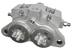 ISR 4 Piston Monoblock 84mm Mount/Universal Axial Front or Rear Brake Caliper, Including Pads (22-048-OC) 