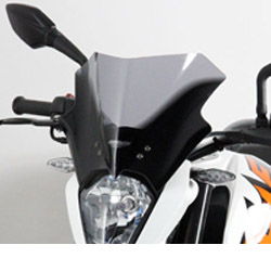 MRA KTM Duke 125, 200 & 390 up to 2016 Double-Bubble/Racing Motorcycle Screen