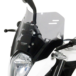 MRA Spoiler (Flip) Motorcycle Screen for KTM Duke 125, 200 & 390 models up to 2016 