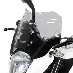 MRA Spoiler (Flip) Motorcycle Screen for KTM Duke 125, 200 & 390 models up to 2016