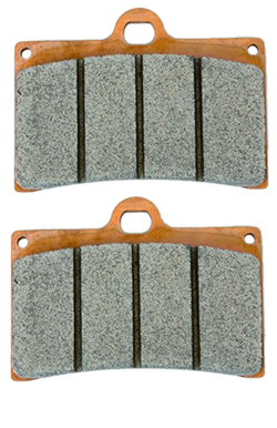 Brembo Z04 107A48653 Front Brake Pads  for Brembo Calipers (Single pack with 2 pads) 