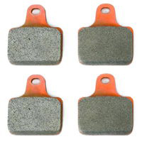 Brembo Z04 107A48604 Front Brake Pads  for Brembo Radial Monobloc 4 Pad P34/4 Calipers (Single pack with 4 pads) 