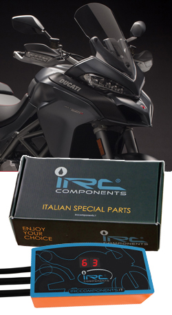 IRC Components SGRace Combined Blipper & Quickshifter for Multistrada 1260/S (inc. Enduro, D|Air & Pikes Peak) 2018> onwards