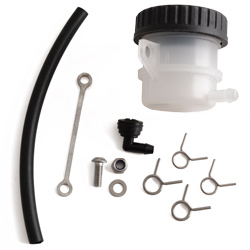 HEL 45ml Remote Brake Master Cylinder Reservoir Kit (for Twin Front Brake Calipers) 