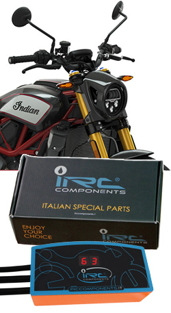 IRC Components SGRace Combined Blipper & Quickshifter System for Indian FTR1200 2019> onwards 