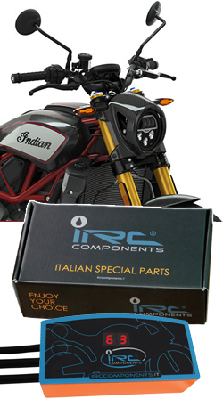 IRC Components SGRace Combined Blipper & Quickshifter System for Indian FTR1200 2019> onwards