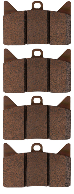 SICOM Front Brake Pads for Brembofor Radial Monobloc 2 Pad GP4-RR & P3236 Calipers (2 Packs - enough for 2 Calipers) 