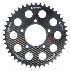 CeraCarbon Rear Ultralight Sprocket for Marchesini Motorcycle Wheels 44/520 