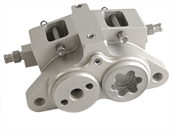 ISR 4 Piston Monoblock 84mm Mount/Universal Axial Front or Rear Car Brake Caliper, Including Pads (22-048-OF) 