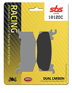 SBS 1012DC Dual Carbon Front Brake Pads for Yamaha (2 Packs - enough for 2 Calipers)