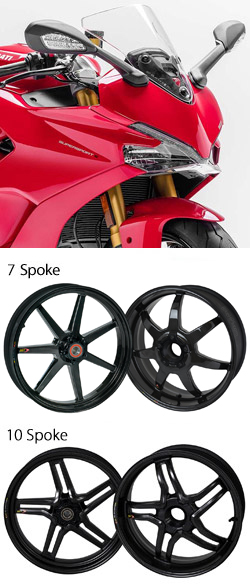 BST Carbon Fibre Wheels for Ducati 937/939 Supersport/S 2017> onwards - Road & Race 