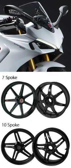 BST Carbon Fibre Wheels for Ducati 950 & 950S Supersport/S 2021> onwards - Road & Race 