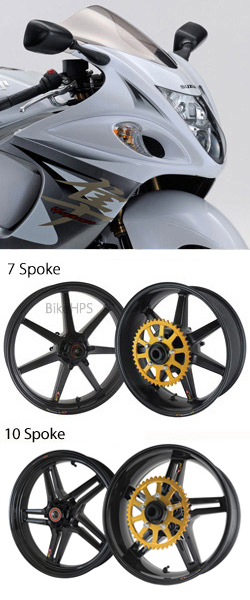 BST Carbon Fibre Wheels for Suzuki GSX1300R Hayabusa L3-M0 2013-2020 (inc. ABS models) - Road & Race 
