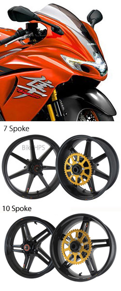 BST Carbon Fibre Wheels for Suzuki GSX1300R Hayabusa M1> 2021> Onwards - Road & Race 