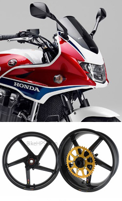 BST Carbon Fibre 5 Spoke Wheels for Honda CB1300S Super Bol D'or 5> 2005> onwards - Road & Race 