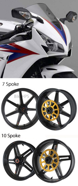 BST Carbon Fibre Wheels for Honda CBR1000RR Fireblade (inc. ABS models) 12-16 2012-2016 - Road & Race 