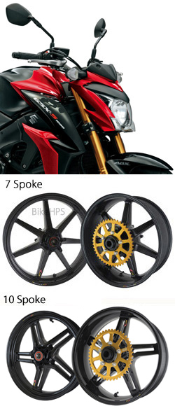 BST Carbon Fibre Wheels for Suzuki GSX-S1000 L5> 2015> onwards - Road & Race