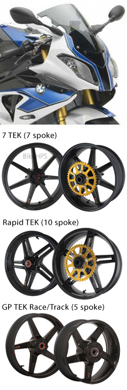 BST Carbon Fibre Wheels for BMW S1000RR HP4 2012> onwards - Road & Race 