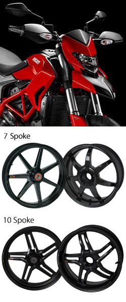 BST Carbon Fibre Wheels for Ducati 821 Hyperstrada 2013-2015 - Road & Race