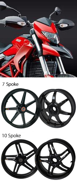 BST Carbon Fibre Wheels for Ducati 821 Hypermotard (inc. SP model) 2013-2015 - Road & Race
